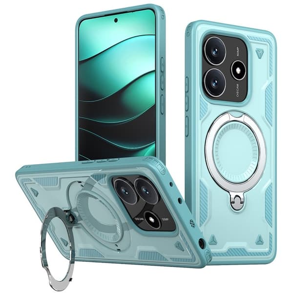 Mobilskal till Xiaomi Redmi Note 14 5G Plast Militärskydd - Blå