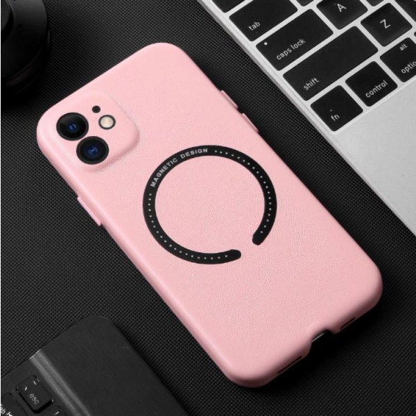 BOOM iPhone 11 Lædercover Magsafe - Rosa