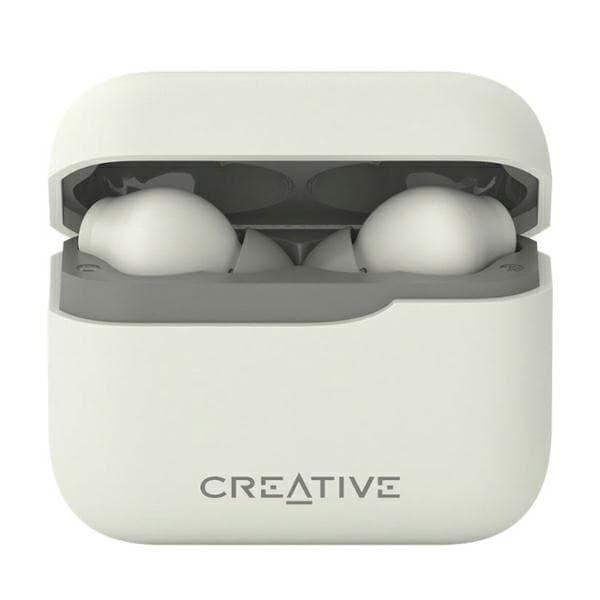 Creative In-Ear Hörlurar Trådlösa ANC Zen Air Plus - Cream Vit