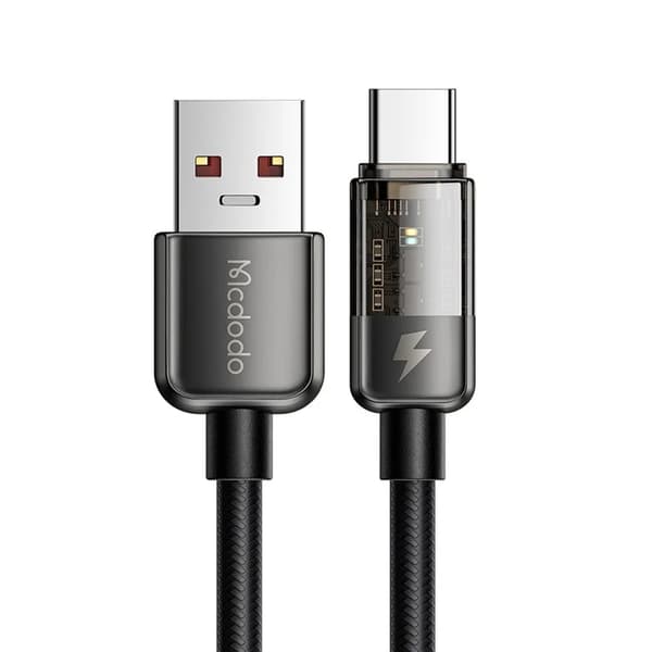 MCDODO USB-A - USB-C 6A Kabel 1.8m CA-3151 - Svart Svart