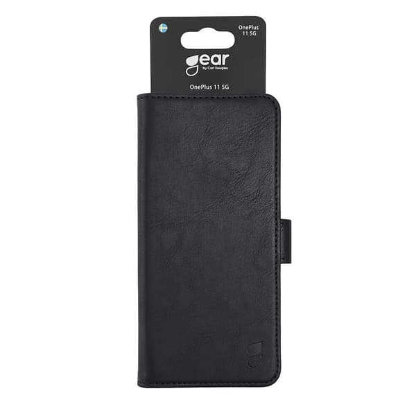 GEAR OnePlus 11 5G Lompakkokotelo - Musta Black