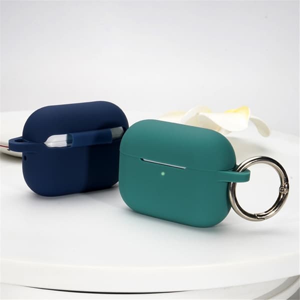 Mobilskal till AirPods Pro 2 med Ringspänne Bluetooth Anti-drop Silikon A2 - Blå Blå