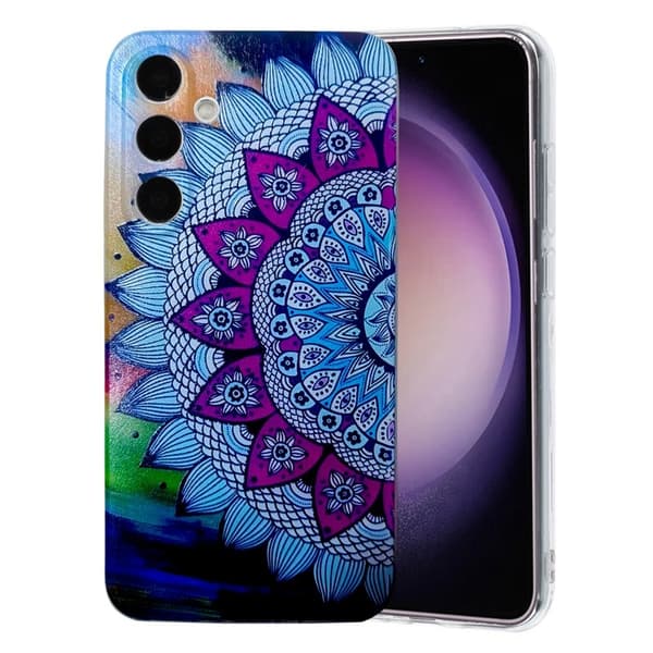 Mobilskal till Samsung Galaxy S26 Mönstertryck Plast - Mandala Blomma