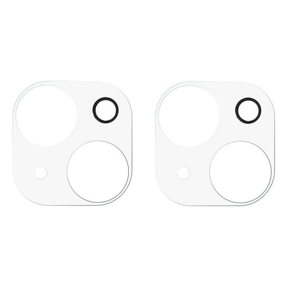[2-PACK] iPhone 15 Plus/iPhone 15 kameralinsedæksel i hærdet glas - klar Transparent