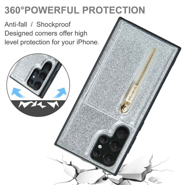 DG.MING M3 Series Mobilskal till Samsung Galaxy S23 Ultra Silver