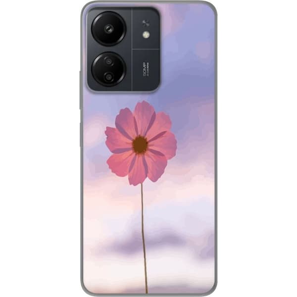 Mobilskal till Xiaomi Redmi 13C med Rosa blomma