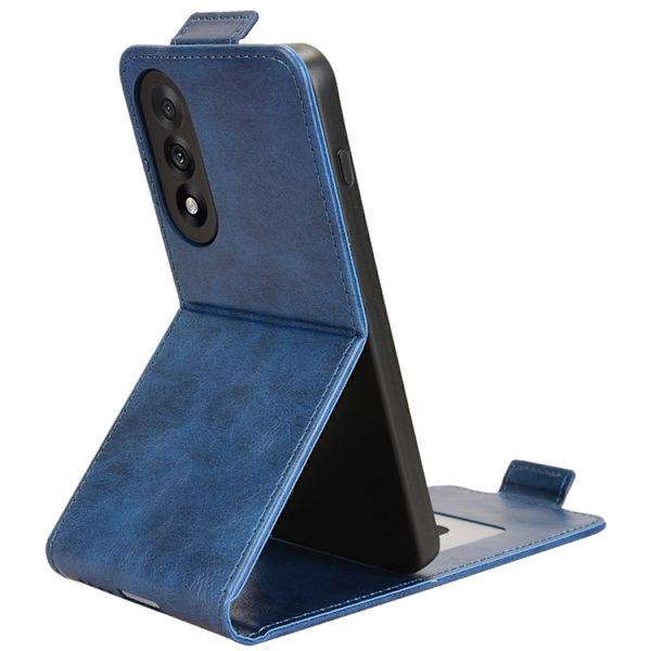 OnePlus Nord 5 Plånboksfodral Vertical Flip Läder - Mörkblå Blå