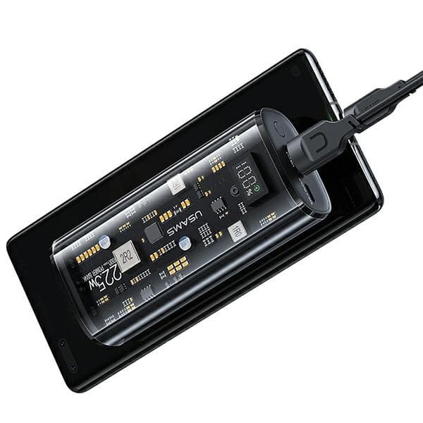 USAMS Strømbank 9000mAh 20W PD QC 3.0 - Sort
