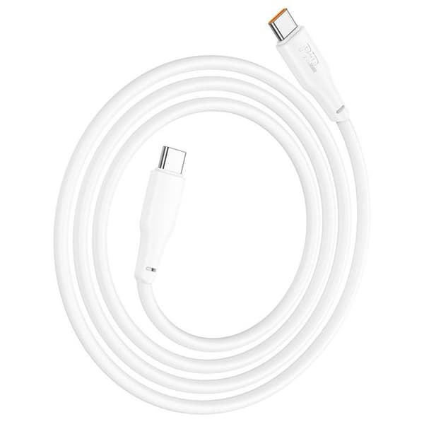 Hoco USB-C til USB-C 100W 2m 3A Kabel X93 - Hvid Vit