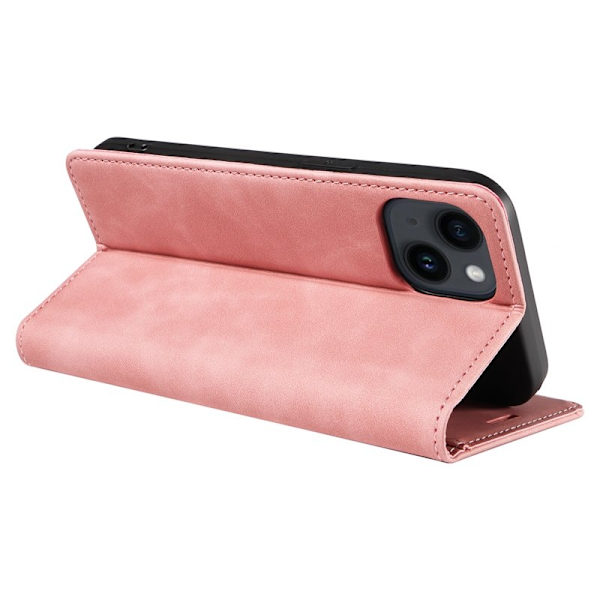 BETOPNICE 003 iPhone 13 mini Plånboksfodral Konstläder - Rosa