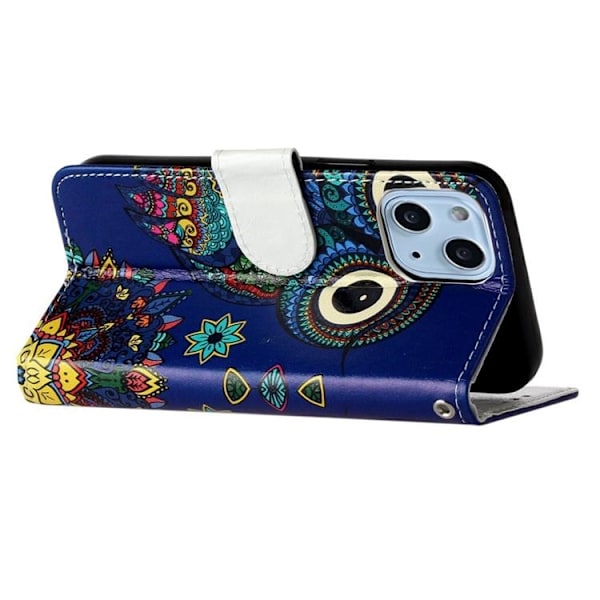 iPhone 14 Plus Plånboksfodral Folio Flip - Owl