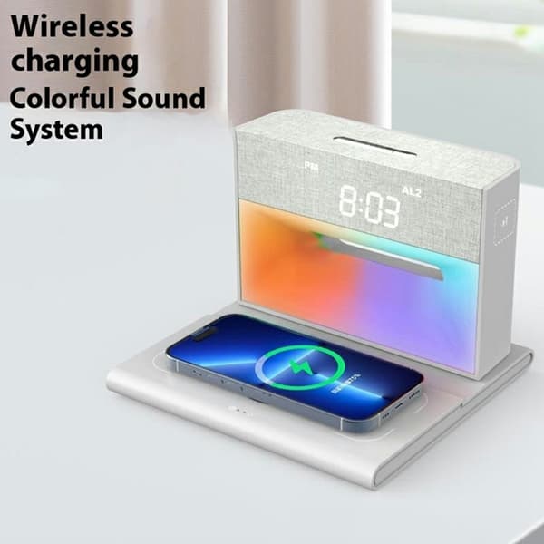 3in1 Multifunktionell Trådlös Laddare Apple och Samsung - Grön Grön