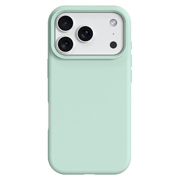 Mobilskal till iPhone 17 Pro MagSafe Liquid Silikon+PC - Ljusgrön Grön