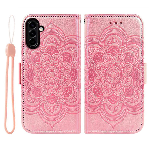 Plånboksfodral för Samsung Galaxy S26 Plus TKonstläder - Roséguld