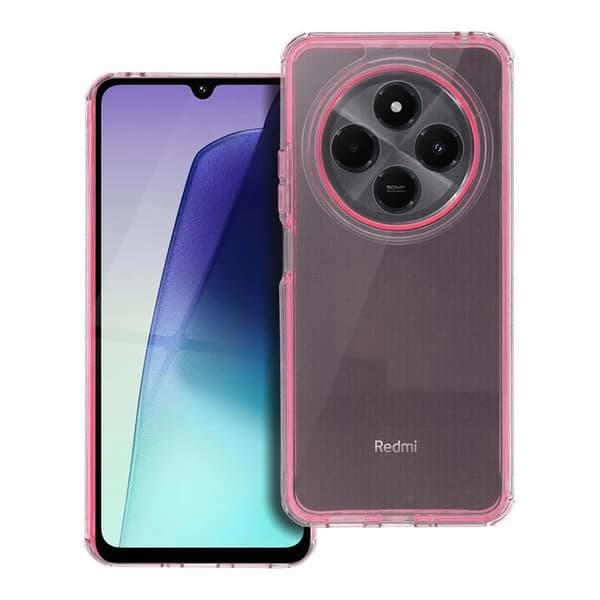 Telefontaske til Xiaomi Redmi 14C Matrix Clear - Pink Rosa