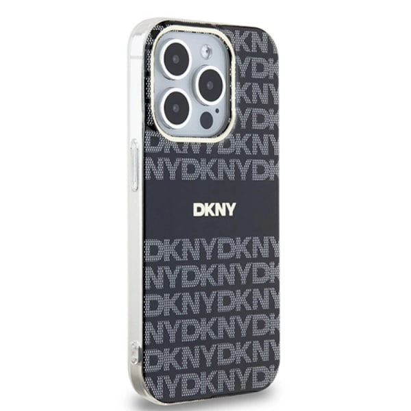 DKNY iPhone 13 Pro/13 Mobilskal Magsafe IML Mono & Stripe - Svart Svart