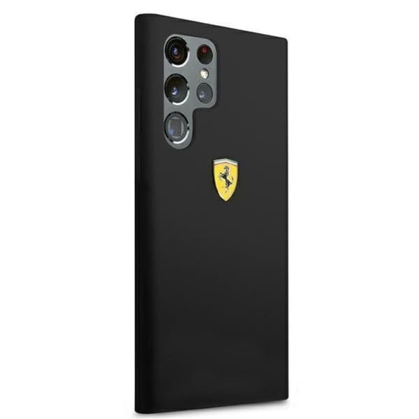 Ferrari On Track Silikon Cover Galaxy S22 Ultra - Sort Black