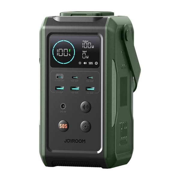 Joyroom Powerbank 75000mAh 100W 3xUSB-C 3xUSB-A - Grön Grön