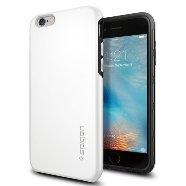 Spigen Thin Fit Hybrid Skal till Apple iPhone 6(S) Plus - Vit Vit