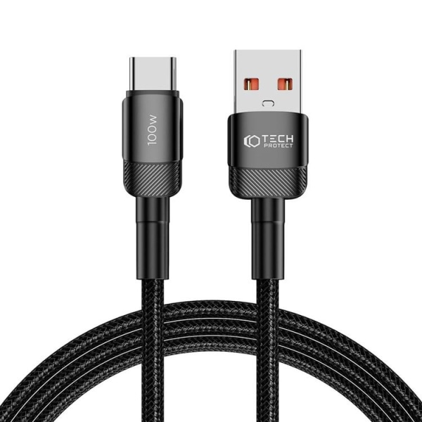 Tech-Protect USB-A till USB-C Kabel Ultraboost Evo 2m - Svart