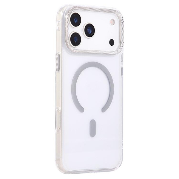 Mobilskal till iPhone 17 Pro MagSafe Texture Frame - Grå Grå