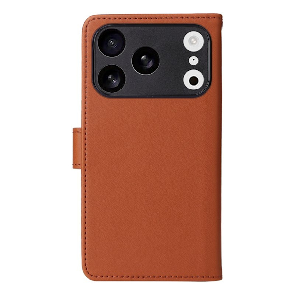 BETOPNICE iPhone 17 Pro Plånboksfodral - Avtagbart Konstläder - Brun