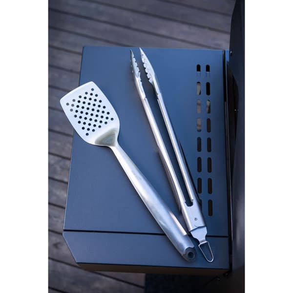 Mustang Grill værktøjssæt SS 2-delt Silver