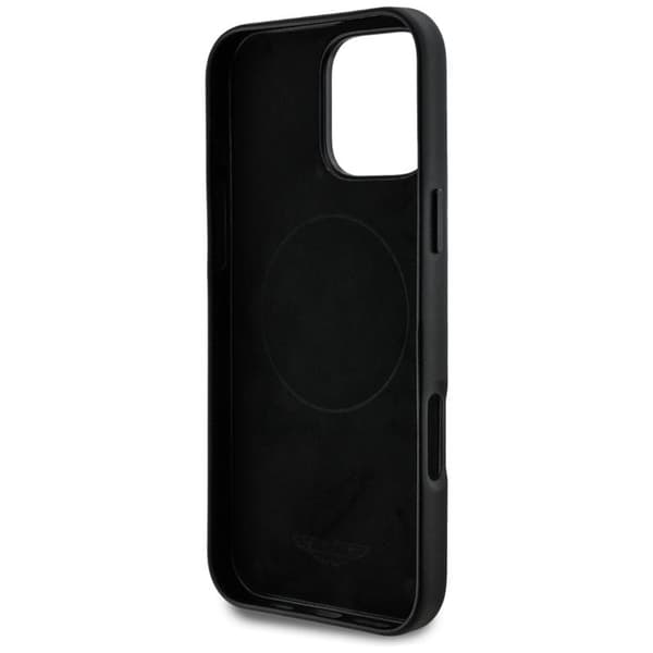 Aston Martin Telefontaske til iPhone 16 Pro Max MagSafe HC FW Logo - Sort Black