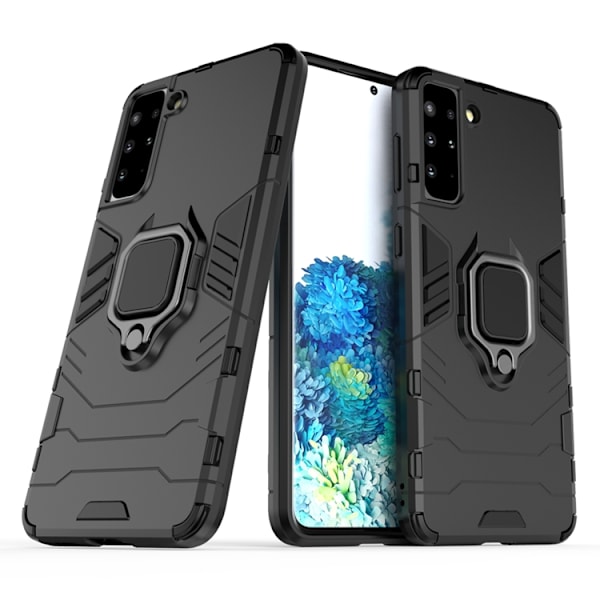 Galaxy S22 Plus Skal Ring Armor - Svart Svart