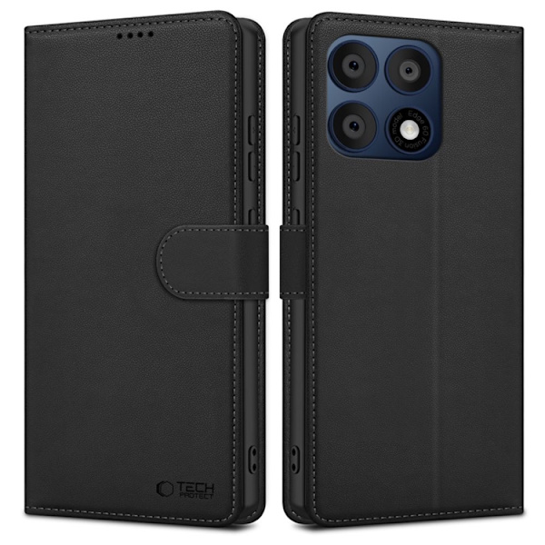 Tech-Protect Plånboksfodral för Motorola Edge 70 Pro 5G - Svart Svart
