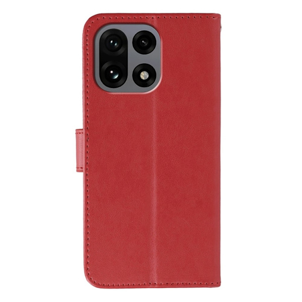 OnePlus 15 5G Plånboksfodral PU Läder Röd