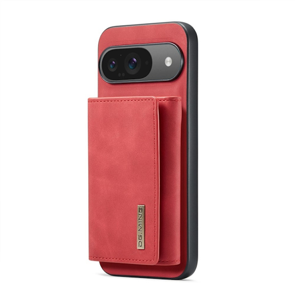 DG.MING Google Pixel 10 Pro/10 Plånboksfodral Detatchable M1 Röd