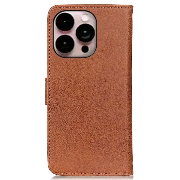 KHAZNEH iPhone 14 Pro Max Plånboksfodral Retro - Brun