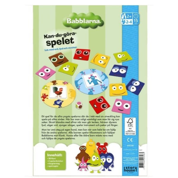 BABBLARNA Spel Kan Du Göra-Spelet