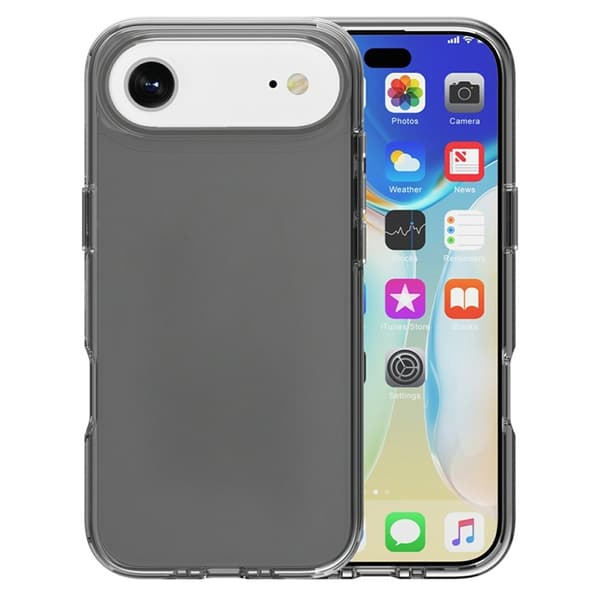 AMORUS Mobilskal till iPhone Air Shockproof - Clear Svart Svart
