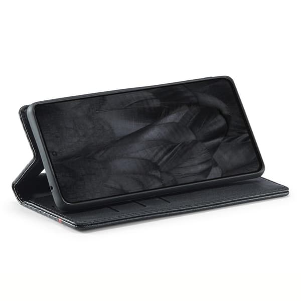 LC.IMEEKE Google Pixel 8 Pro Plånboksfodral Konstläder - Carbon Fiber - Svart