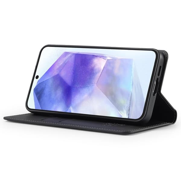 LC.IMEEKE L1 Series Samsung Galaxy A34 Plånboksfodral Konstläder - Svart