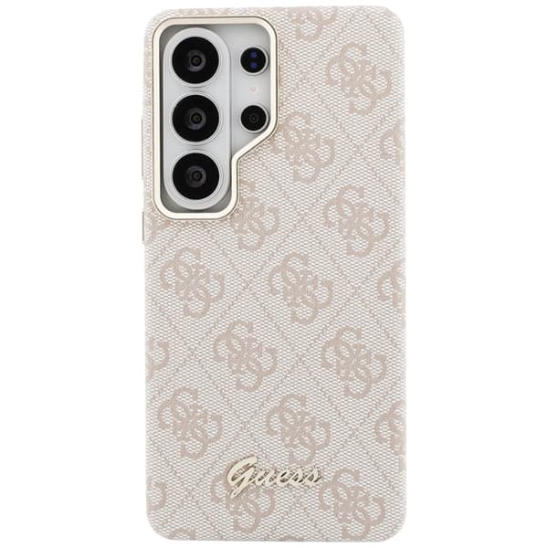 Guess Mobilskal För Galaxy S26 Ultra MagSafe 4G Script - Rosa Rosa