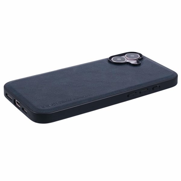 X-LEVEL Bojue-3 Mobilskal till iPhone 16 Plus Hybrid Skydd Blå