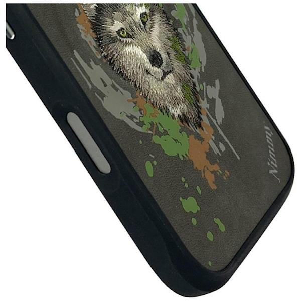 Nimmy Mobilskal till iPhone 16 Pro MagSafe Wolf - Mörkgrå Grå