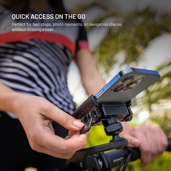 FIXED Bikee Plus Vista Cykel Telefonfäste med Smart Lock Svart