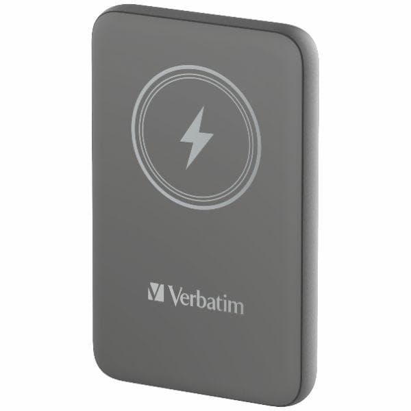 Verbatim Magnetisk Trådlös Powerbank 5000mAh 15W - Grå Grå