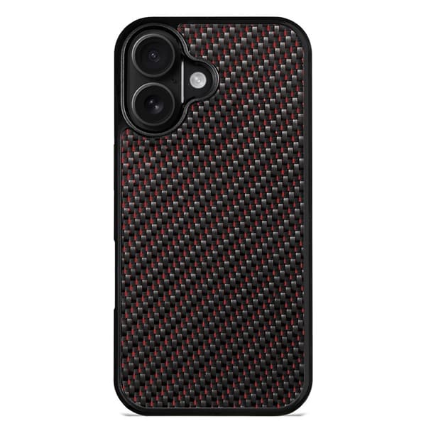 Mobilskal till iPhone 17 Aramid Fiber Shockproof - Röd Röd