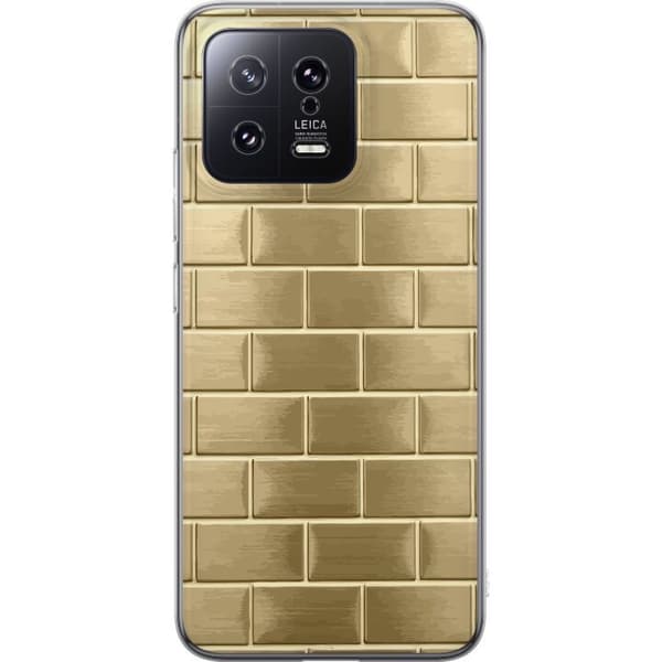 Mobilcover til Xiaomi 13 med Gyldne Mursten