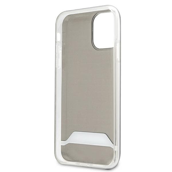 AMG-puhelinkotelo iPhone 11 Electroplate - Musta-Valkoinen