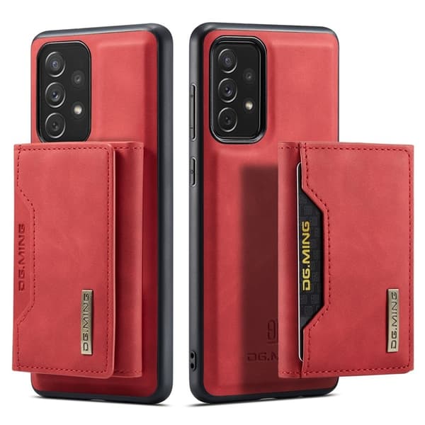 DG.MING 2 in 1 Plånboksfodral för Samsung Galaxy A33 5G - Röd