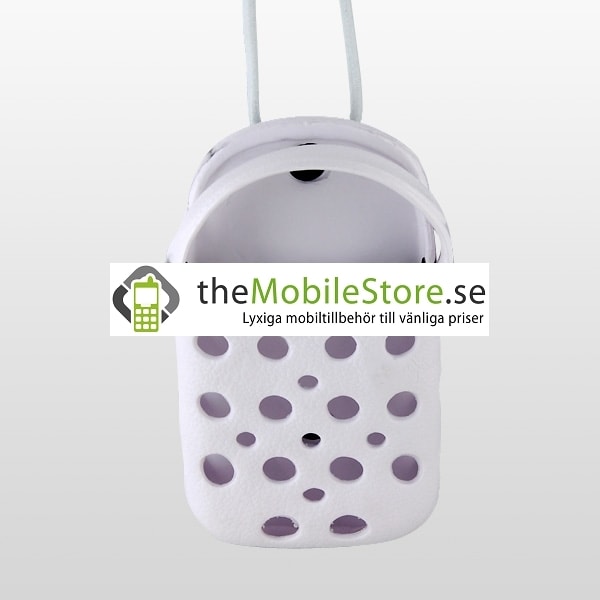 Foam Rubber Slipper hållare till iPhone 4G (Vit) Vit
