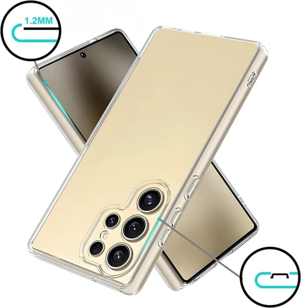 Tech-Protect Telefontaske Til Galaxy S26 Ultra Flexair - Klar Transparent