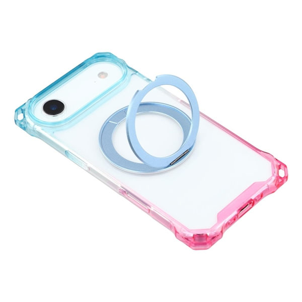 Mobilskal till iPhone Air MagSafe Kickstand - Gradient Blå / Rosa Blå