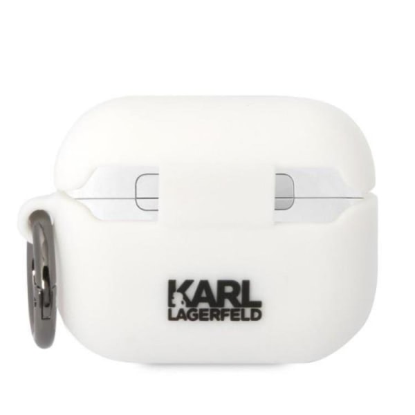 Karl Lagerfeld AirPods Pro Skal Silicone Choupette Head 3D - Valkoinen